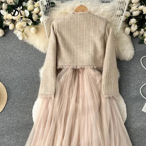 Amazing condition beige dress - Picture 5 of 5